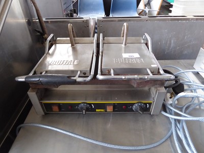 Lot 705 - 48cm electric Buffalo 2 sided twin contact grill