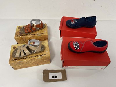 Lot 4x Boxed pairs of children's shoes to include...