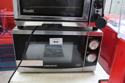 Lot 810 - Morphy Richards microwave