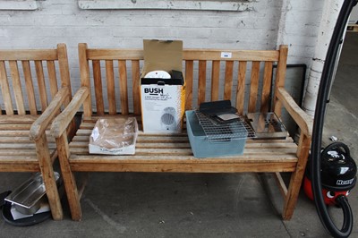 Lot 840 - 130cm teak garden bench