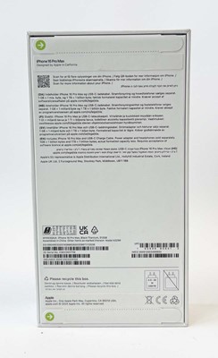 Lot *Sealed* iPhone 16 Pro Max 512GB Black Titanium