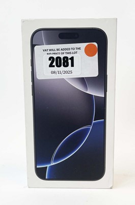 Lot iPhone 16 Pro Max 256GB Black Titanium with...