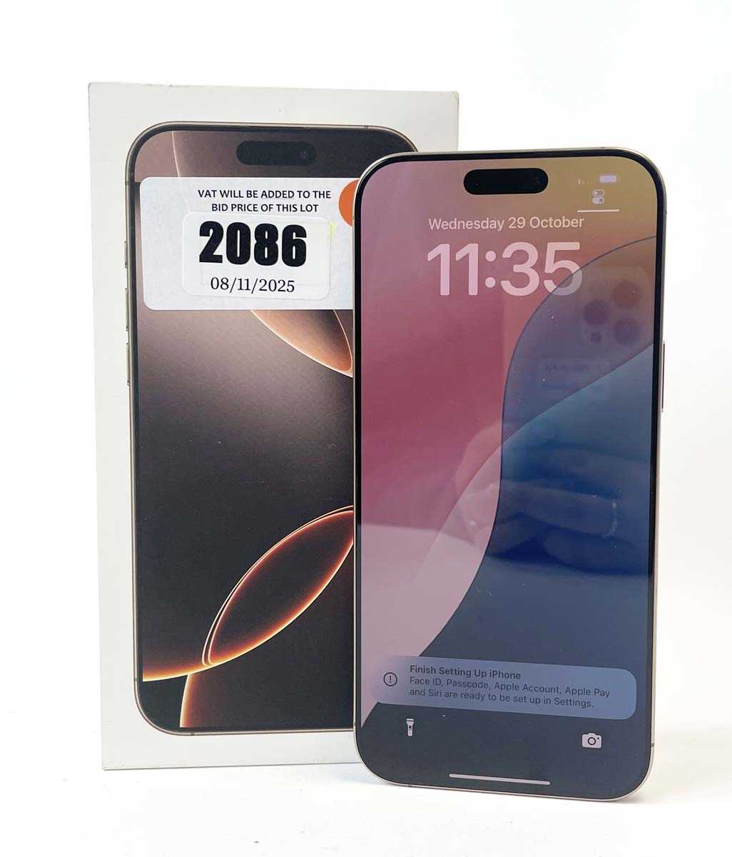 Lot iPhone 16 Pro Max 256GB Desert Titanium with...