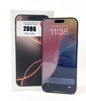 Lot iPhone 16 Pro Max 256GB Desert Titanium with...