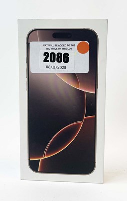 Lot iPhone 16 Pro Max 256GB Desert Titanium with...