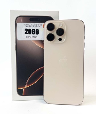 Lot iPhone 16 Pro Max 256GB Desert Titanium with...