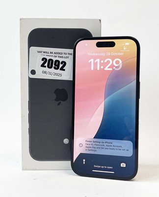 Lot iPhone 16 128GB Black with box