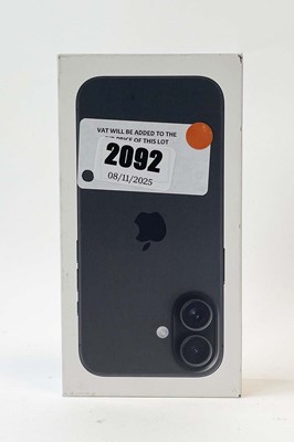 Lot iPhone 16 128GB Black with box