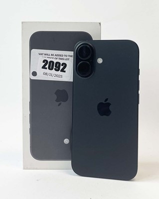 Lot iPhone 16 128GB Black with box