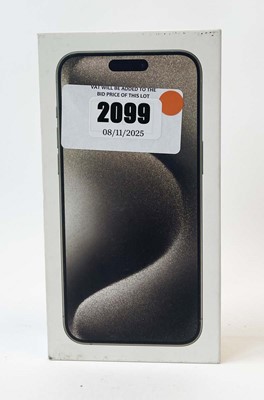 Lot iPhone 15 Pro Max 256GB Natural Titanium with...