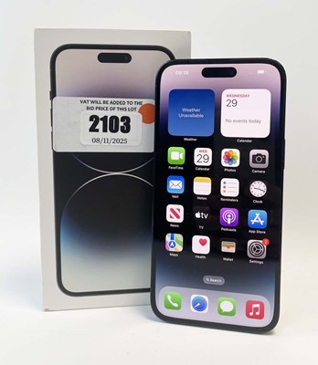 Lot iPhone 14 Pro Max 128GB Space Black with box