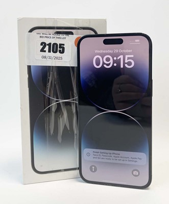 Lot iPhone 14 Pro Max 128GB Space Black with box