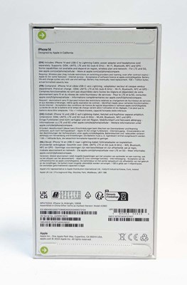 Lot *Sealed* iPhone 14 128GB Midnight