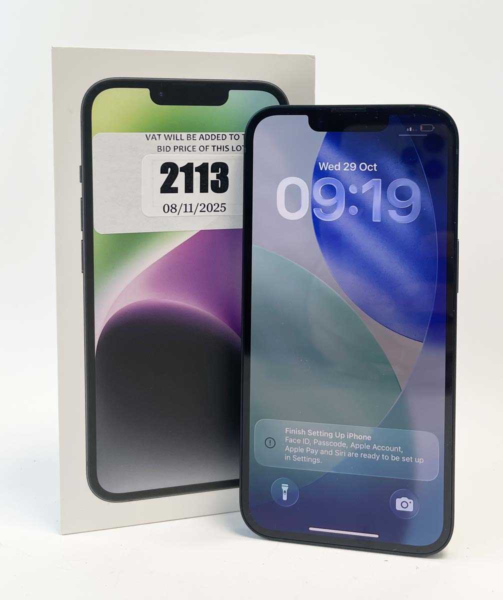 Lot iPhone 14 128GB Midnight with box