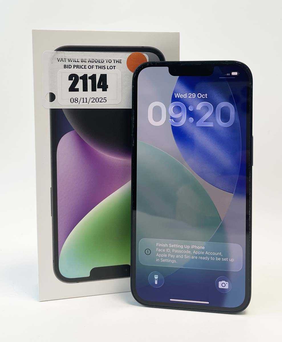 Lot iPhone 14 128GB Midnight with box