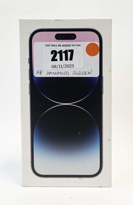 Lot iPhone 14 Pro 128GB Deep Purple with box...