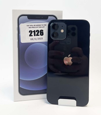 Lot iPhone 12 128GB Black with box and cable