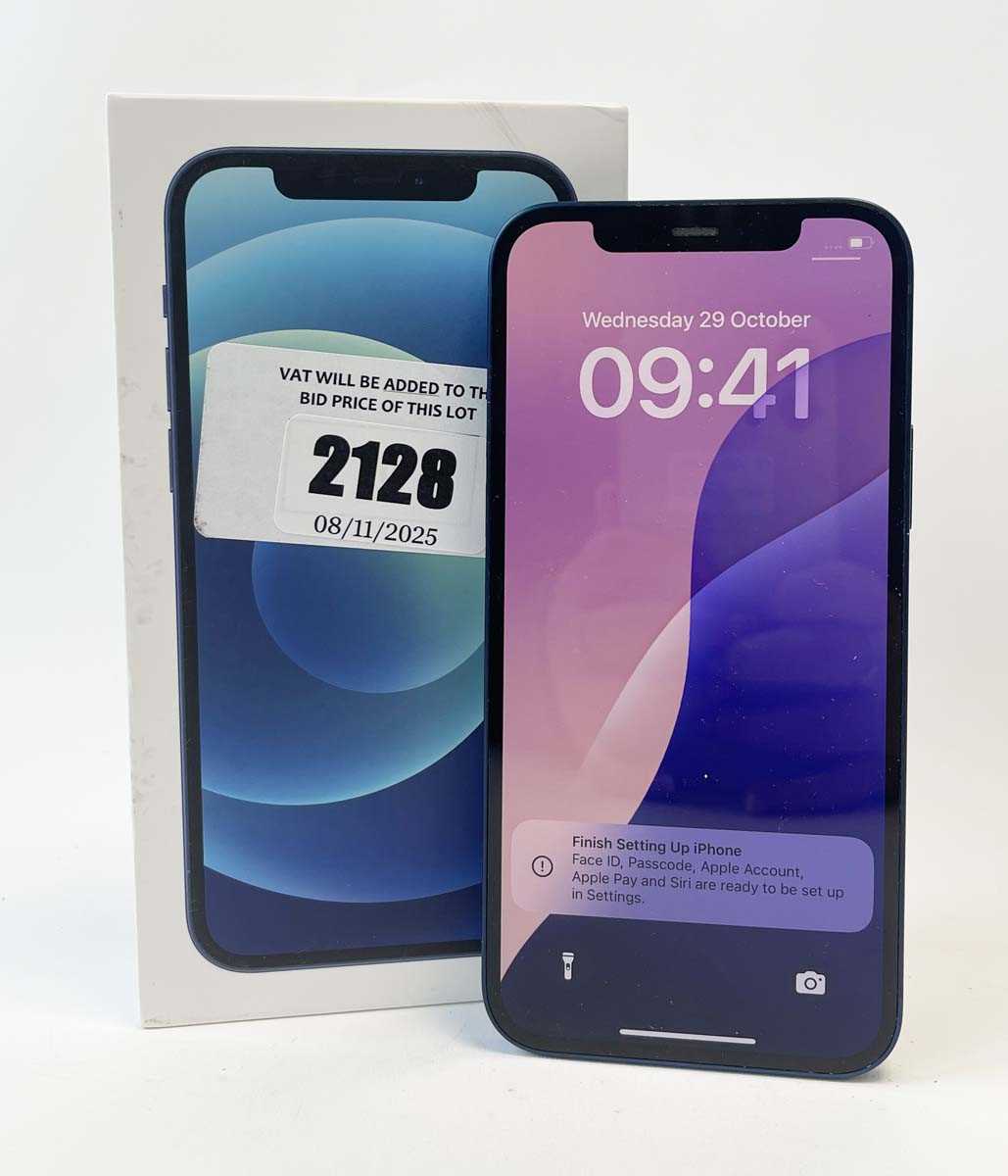 Lot iPhone 12 64GB Blue with box