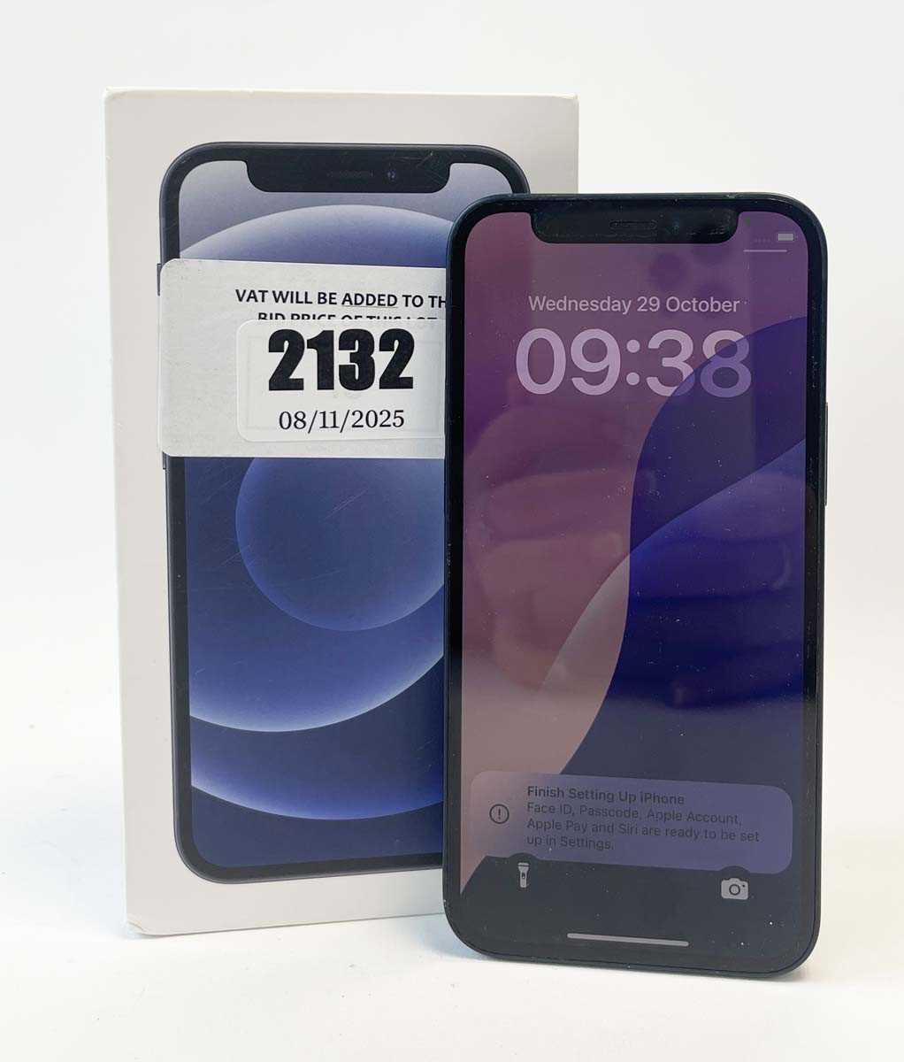 Lot iPhone 12 Mini 64GB Black with box