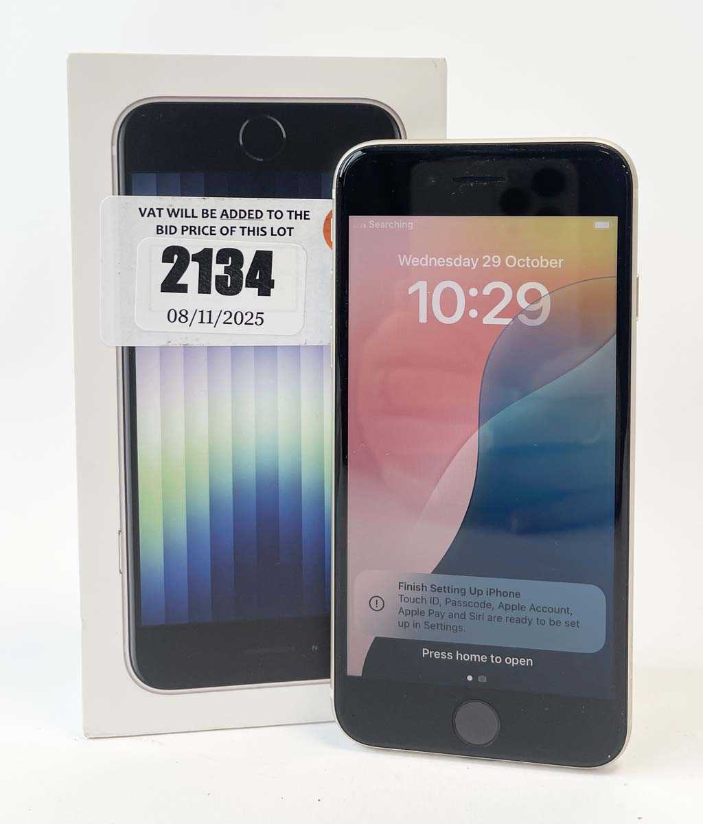 Lot iPhone SE 2022 128GB Starlight with box