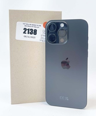 Lot iPhone 16 Pro Max 256GB Black