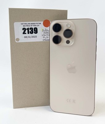 Lot iPhone 16 Pro Max 256GB Natural Titanium