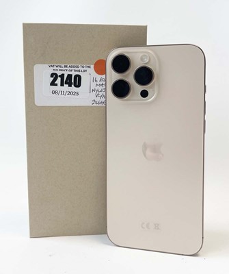 Lot iPhone 16 Pro Max 256GB Natural Titanium