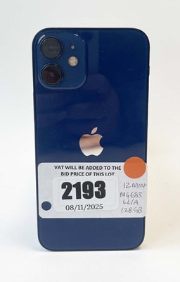 Lot iPhone 12 Mini 128GB Blue