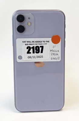 Lot iPhone 11 64GB Purple