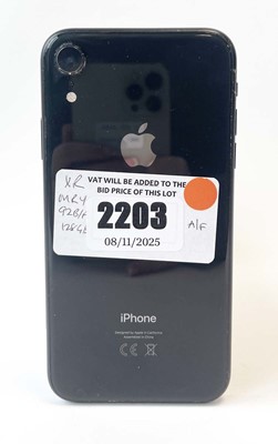 Lot iPhone XR 128GB Black (screen damage)