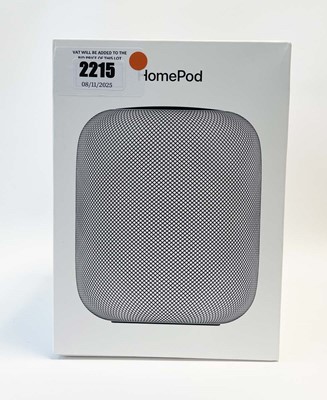 Lot HomePod Space Grey A1693 smart speaker, boxed