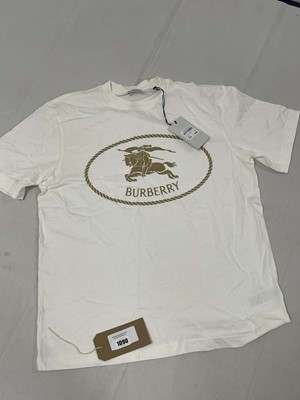 Lot Buberry stamp t-shirt in chalk size XL