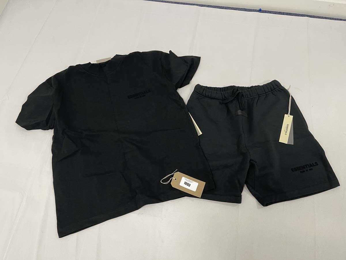 Lot Fear of God t-shirt and shorts both size medium