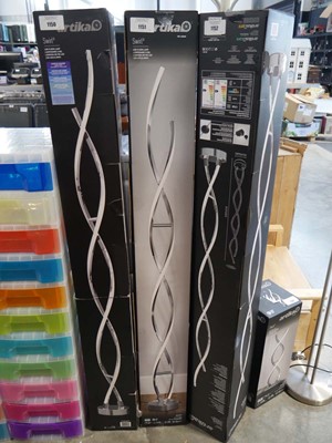 Lot 1151 - Artika Swirl LED floor lamp, boxed