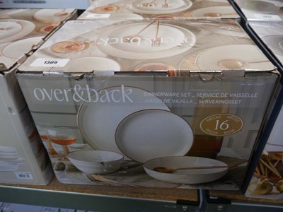 Lot 1309 - Boxed Over & Back plate and bowl set