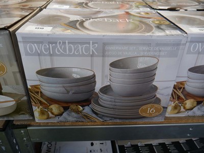 Lot 1310 - Boxed Over & Back plate and bowl set