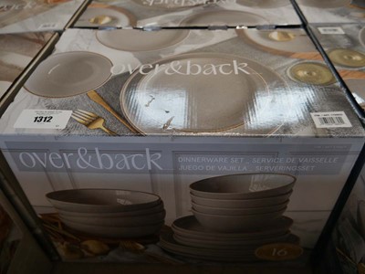 Lot 1312 - Boxed Over & Back plate and bowl set