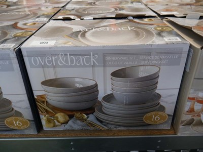 Lot 1313 - Boxed Over & Back plate and bowl set