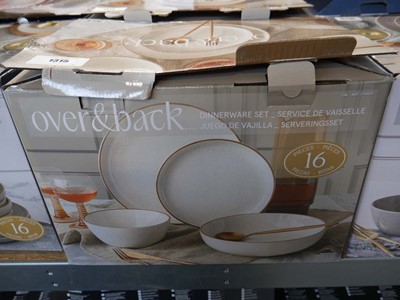 Lot 1315 - Boxed Over & Back plate and bowl set