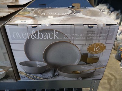 Lot 1317 - Boxed Over & Back plate and bowl set