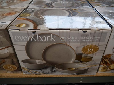 Lot 1321 - Boxed Over & Back plate and bowl set