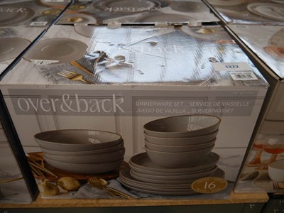 Lot 1322 - Boxed Over & Back plate and bowl set