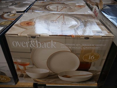 Lot 1323 - Boxed Over & Back plate and bowl set