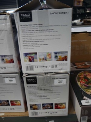 Lot 1332 - 2 boxed CASO Design ice cub makers