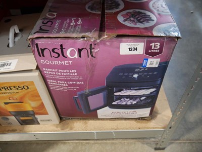 Lot 1334 - Boxed Instant Gourmet air fryer