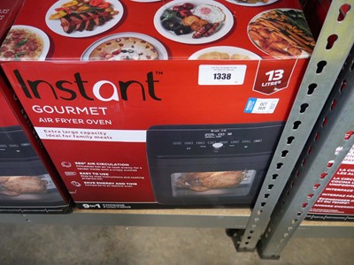 Lot 1338 - Boxed Instant Gourmet air fryer