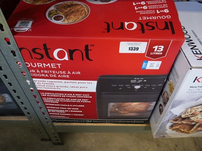 Lot 1339 - Boxed Instant Gourmet air fryer