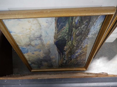 Lot 1203 - Group of approx. 10 framed pictures incl. gilt...