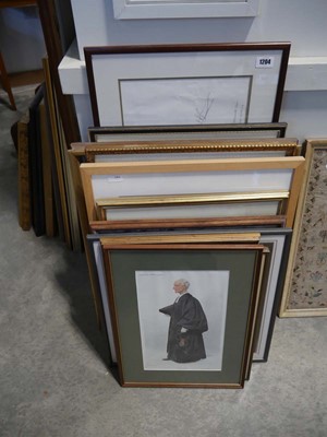 Lot 1204 - Group of approx. 11 framed pictures incl....