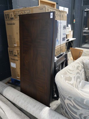 Lot 1194 - Hardwood and grey finish rectangular dining...